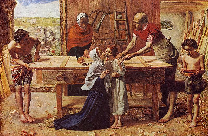 Sir John Everett Millais Christus im Hause seiner Eltern oil painting image